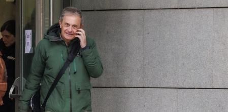 Jordi Pujol Ferrusola, saliendo de la Audiencia Nacional tras una sesión del juicio&nbsp;