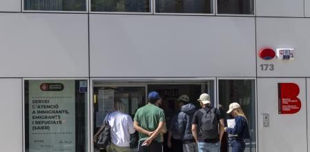 CuesalSaier, el servei d’atenció a immigrants de Barcelona, en una foto d’arxiu
