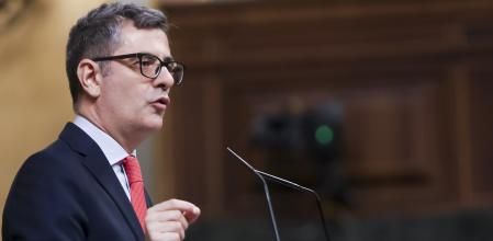 El ministro de la Presidencia y Justicia, Félix Bolaños, en el Congreso 