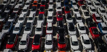 Batería de coches nuevos&nbsp;