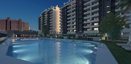 La urbanización Las Naus se encuentra en La Condomina, zona de expansión de la ciudad para familias de renta media alta.