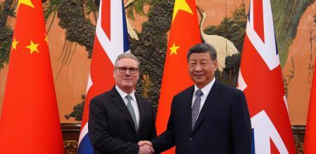 Keir Starmerva ser rebut ahir pel president xinès,XiJinping, aPequín