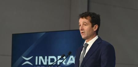 El president d’Indra,Ángel Escribano