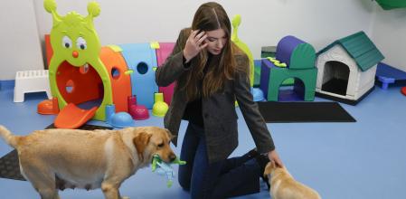 La infanta Sofía visita este viernes el nuevo hospital del Centro de Cría y Adiestramiento de la Fundación ONCE del Perro Guía, en Boadilla del Monte&nbsp;