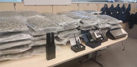 Marihuana intervenida por los mossos