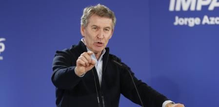 El presidente del PP, Alberto Núñez Feijóo.