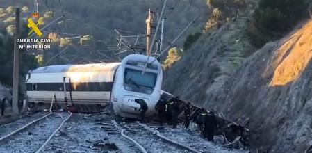 Imagen del tren Alvia siniestrado en Adamuz (Córdoba)