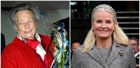 A la izquierda, la princesa Ragnhild; a la derecha, Mette-Marit