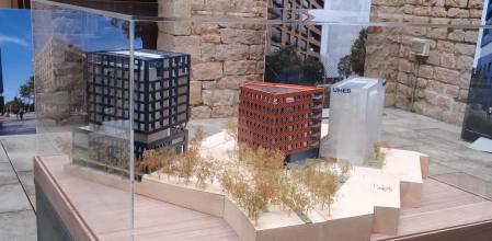 La maqueta de la nueva UMEB, este miércoles&nbsp;