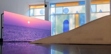 Imagen de la instalación ‘La tercera torsión’ en el Macba 