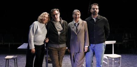 Mercè Aránega,Jordi Boixaderas, Emma Vilarasau yDavid Selvasen el escenario deLa Villarroel