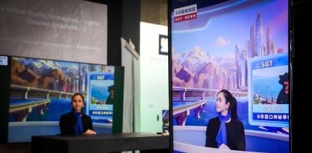 Un plató en el Integrated System Europe de Fira de Barcelona&nbsp;