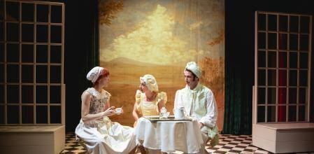 Imagen del montaje ‘L’estiueig’ de Goldoni en El Maldà 