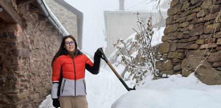 Clàudia Castaño, vecina de Rubió.