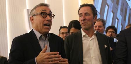 El nuevo consejero delegado, Marc Armengol, con Carles Ventura, consejero director general