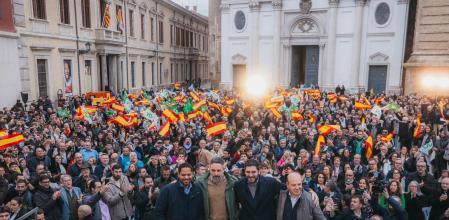 Acto de final de campaña en Zaragoza de Vox