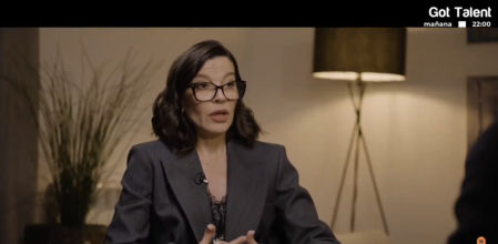 Silvia Bronchalo durante su entrevista en '¡De viernes!'