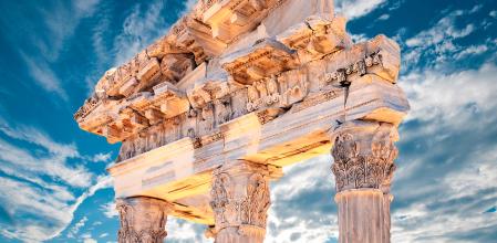 Antiguas ruinas de Pérgamo, Turquía