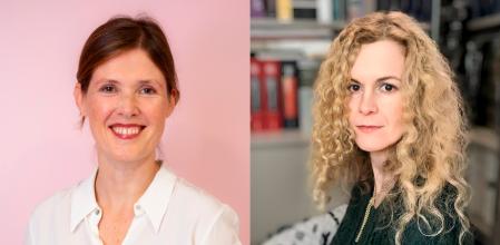 Katia Fach (izqda.) y Catharine Titi, expertas en derecho del patrimonio cultural y autoras de ‘Arte secuestrado’