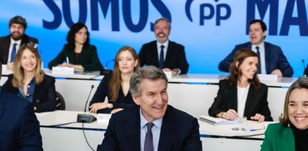 Feijóo, en la Junta Directiva del PP