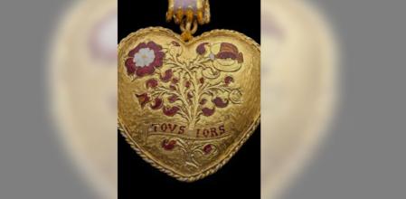 El 'Corazón Tudor' que se expone en el Museo Británico.
