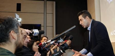 Roberto Vannacci, eurodiputado y líder de Futuro Nacional, durante un acto sobre “remigración” en Módena, Italia&nbsp;