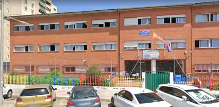 Fachada del Colegio Pablo Sorozábal de Móstoles.