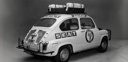 Este fue uno de los tres Seat 600 que hicieron una travesía desde Madrid hasta Ciudad del Cabo en 1971