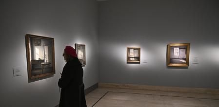 Aspecto de la exposición 'Hammershøi. El ojo que escucha', en el Museo Nacional Thyssen-Bornemisza&nbsp;