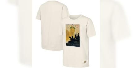 Imagen de la camiseta, ya agotada, puesta a la venta por el COI en su página web.