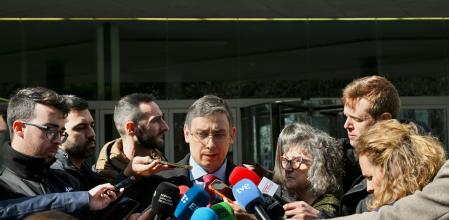 Declaraciones a la salida del juzgado del abogado del caso del juicio para la paralización de la eutanasia Abogados Cristianos Ciudad de a Justicia