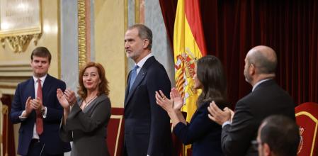 Felipe VI ha presidido el acto celebrado en el Congreso de los Diputados
