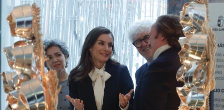 La reina Letizia, en la presentación oficial de la 'Alianza por la Lana', en el marco del Madrid Design Festival 2026, este miércoles en la Institución Libre de Enseñanza en Madrid.&nbsp;