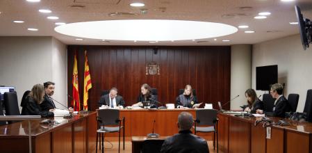 El condenado, en la sala de vistas.