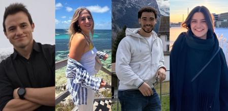 Juanjo Ruiz, Alba López, Joaquín Baig y Sandra Pérez dejaron su hogar en España y dicen no tener billete de vuelta