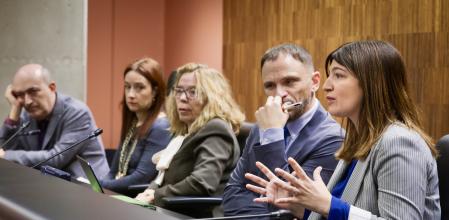 Nueva sección judicial especializada en delitós violentos y sexuales. Félix Martín,Rocío Pintor Pavón, Elisabet Jiménez Cabestany, y&nbsp; Laura Rodríguez-León Rodríguez.