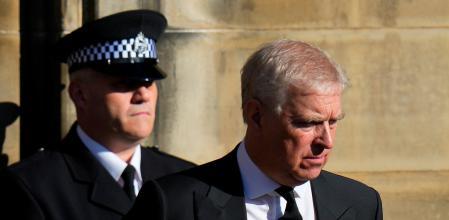 Andrés Mountbatten-Windsor en una imagen de los funerales de su madre Isabel II, en 2022.&nbsp;