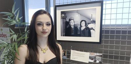 Lucía Hermoso, autora de las fotografías que se exponen en Coslada 