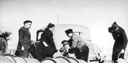 Suministro de gasolina en la zona republicana durante la Guerra Civil