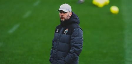 El entrenador del Real Racing Club de Santander, José Alberto López