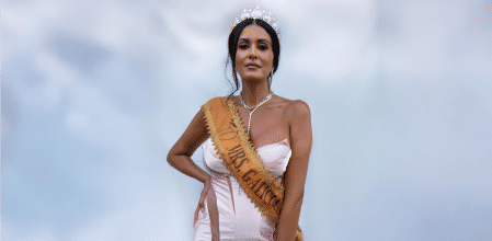 Rosana González en una sesión de fotos