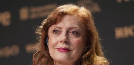 Susan Sarandon en la rueda de prensa en Barelona, previa a la Gala de los Premios Goya, 27/2/2026