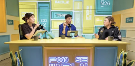 Ana Brito de “El Show de Briten” y Xuso Jones junto a Valeria Ross en 'Poco se habla Podcast'