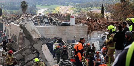 Un misil iraní impactó y causó al menos ocho muertos en un refugio de Bet Shemesh, a 30 kilómetreo de Jerusalén 
