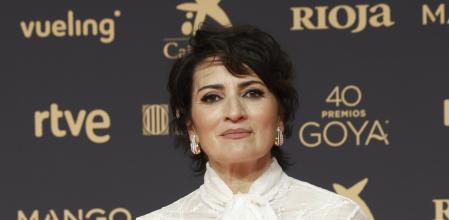 Silvia Abril posa en la alfombra roja de los Goya en Barcelona, 28 de febrero de 2026
