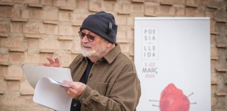 Biel Mesquida recita en La Panera de Lleida 