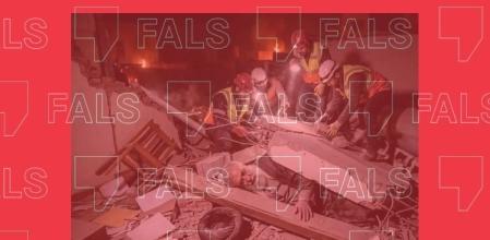 No es cierta la imagen que muestra al ayatolá Ali Khamenei bajo los escombros de un edificio, es IA