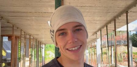 José Manuel Gadea tiene 23 años y lleva toda la vida dedicándose a la obra