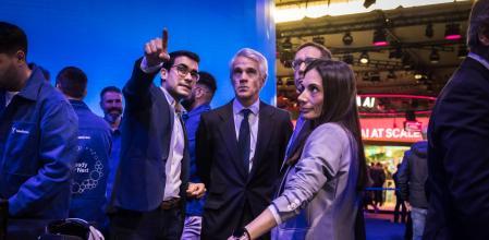 Borja Ochoa,el consejero delegado de Telefónica España, asiste a una presentación en el Stad de Telefónica de MWC 2026