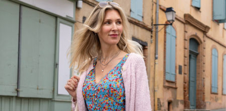 Cárdigan corto mujer